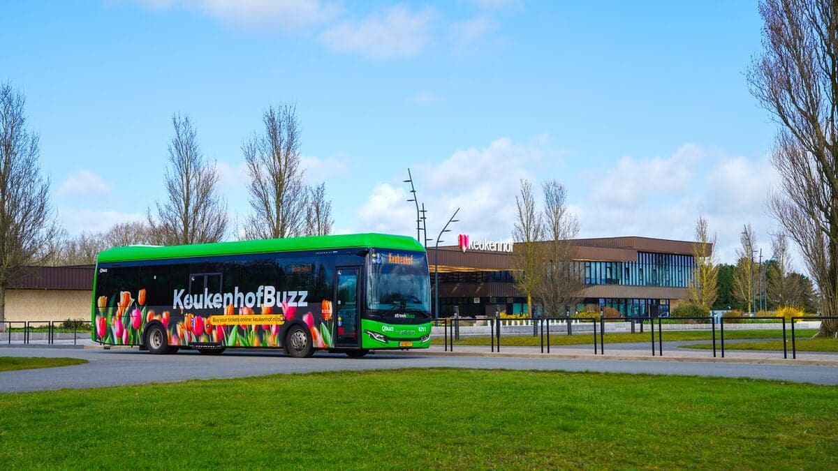 De KeukenhofBuzz van Qbuzz voor Keukenhof in Lisse