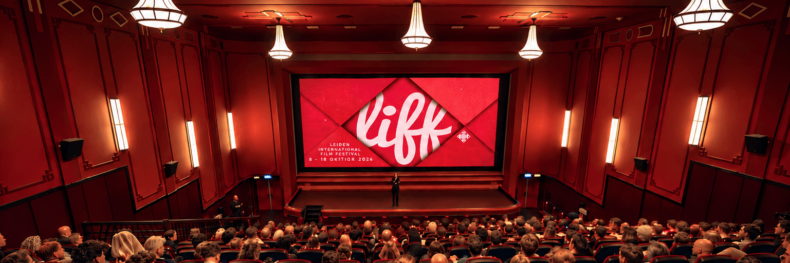 Gevulde bioscoopzaal tijdens Leiden International Film Festival